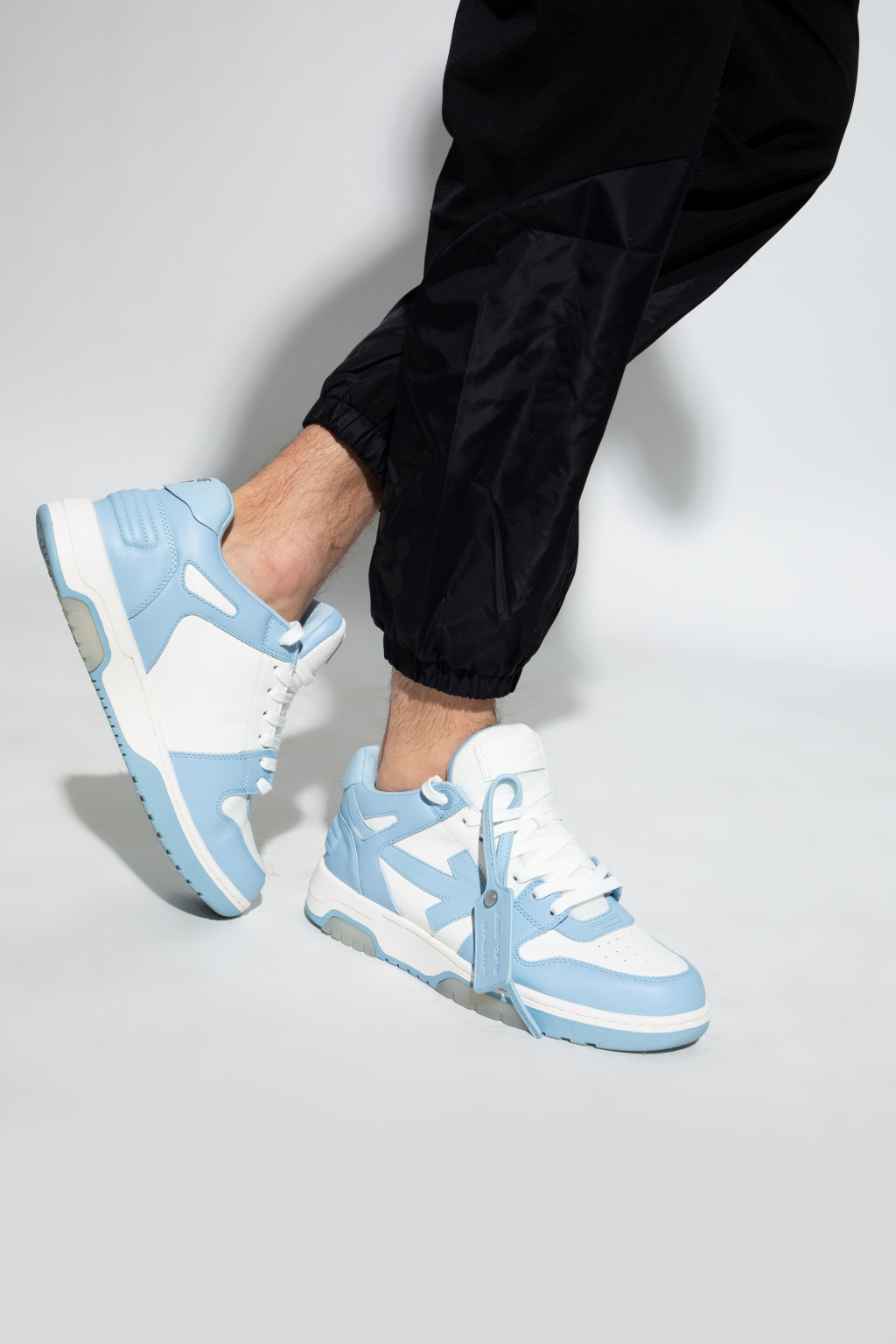 Light blue 'Out Of Office' sneakers Off - IetpShops BF - White